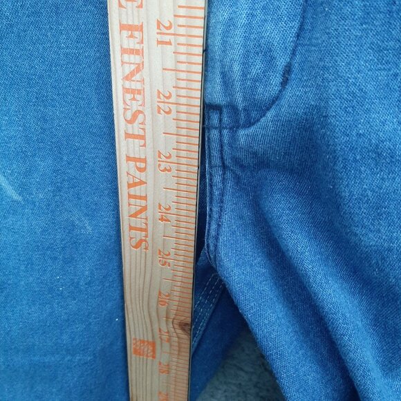 Liberty Blue Denim bibbed Overalls Med wash 40x30 fit 40x28 SizeXL 100% Cotton - Picture 11 of 13